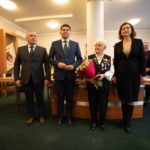Wybitne osoby nagrodzone przez Collegium Humanum: Izabela Trojanowska i Andrzej Kraśnicki