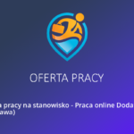 Oferta pracy – Specjalista ds. Obsługi Klienta Odpisywanie na wiadomości Praca Zdalna (Tomaszów Lubelski)